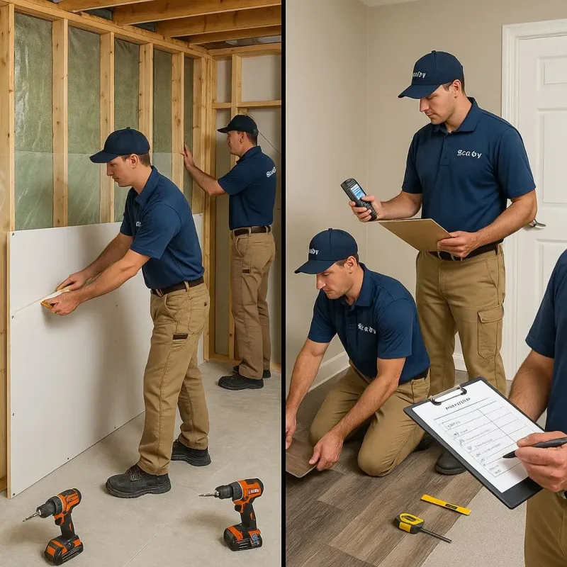 Repairs and Reconstruction process in Oakland, OK